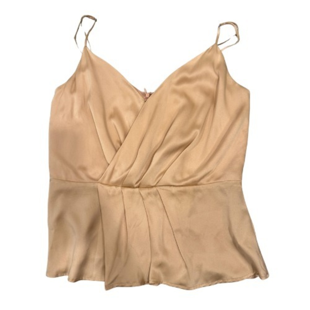 L'Agence Chiara Camisole Romantic Minimalist Tank Champagne M Layer Luxury Layer - Picture 9 of 14